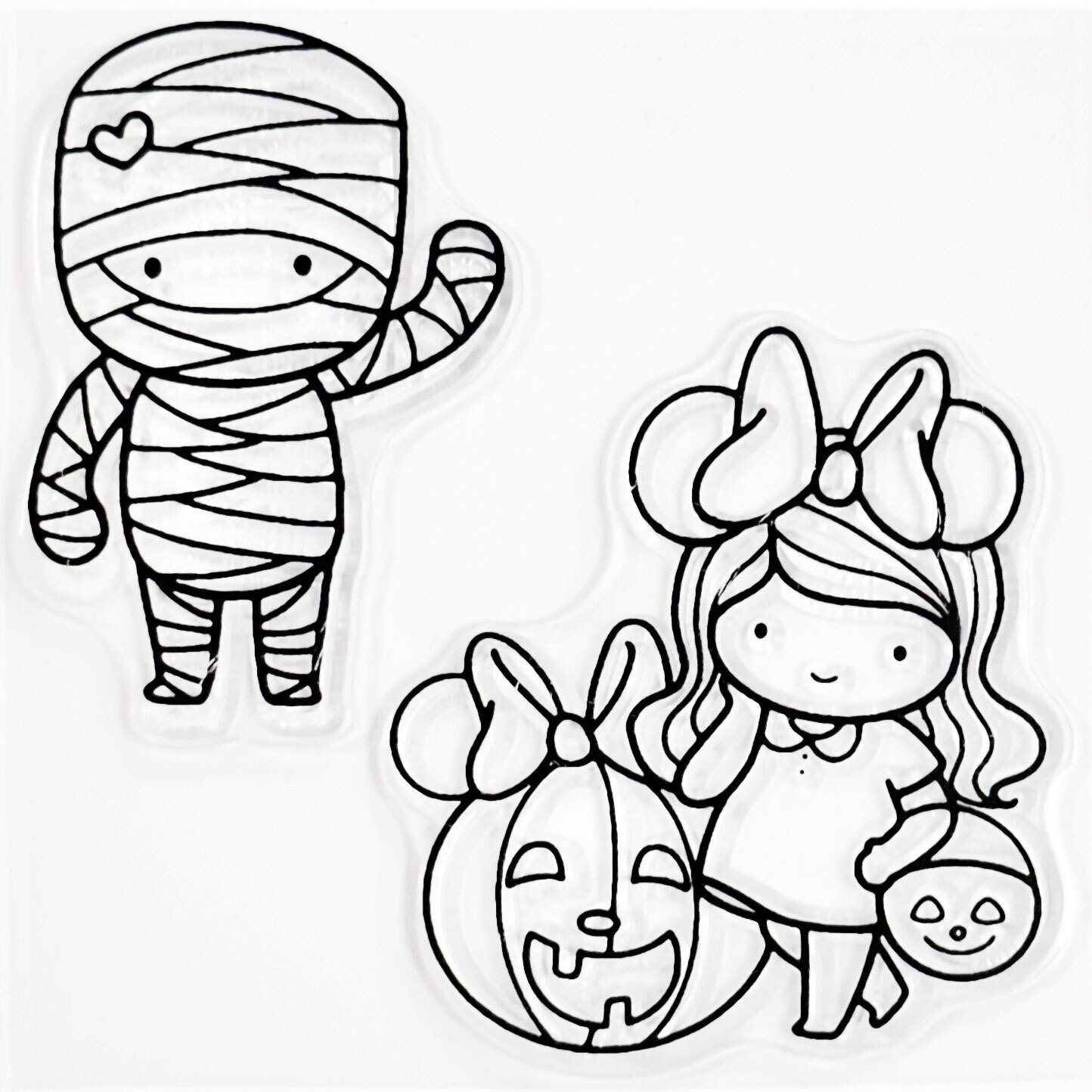 【新品】TS水晶印章 |TSS18萬聖娃娃印章