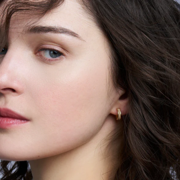 1BU0407-038 [BANGLEUP] Mini Creole Bangle - Beige #BUP22-BAN-OCRS06 (EU)