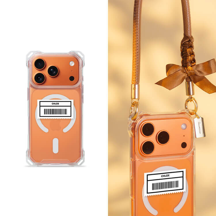 專屬載具  四角好掛殼 - 透明防摔掛繩殼 (MagSafe磁吸) iPhone手機殼