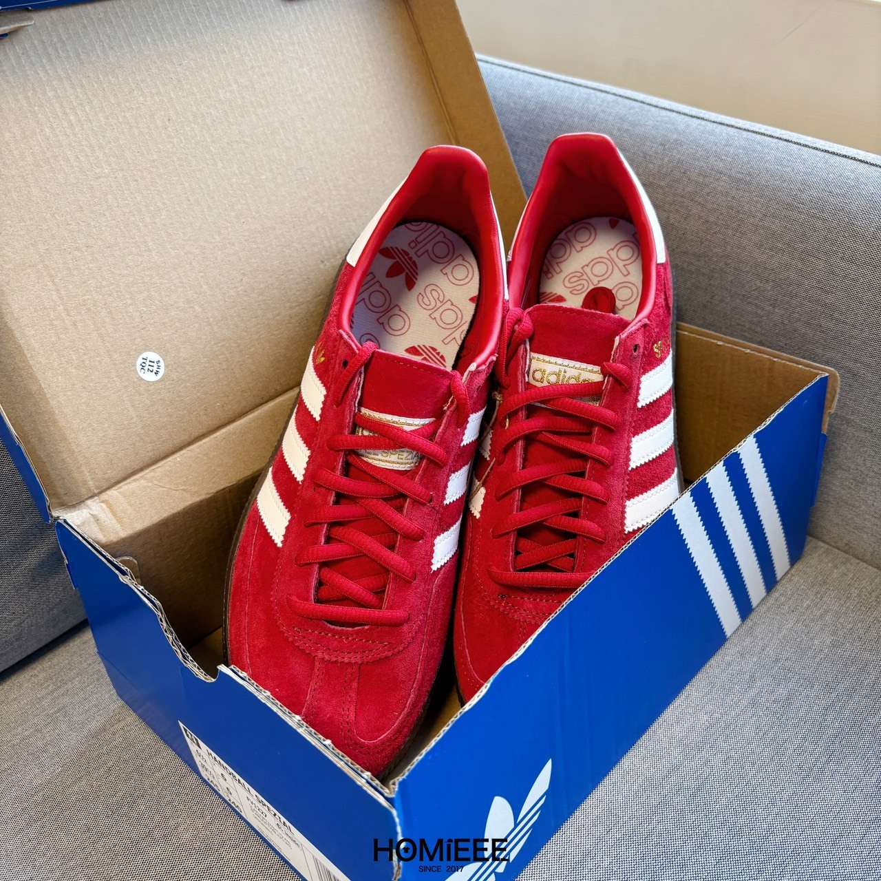 Adidas Handball Spezial 德訓鞋 金標 焦糖底 紅色 女鞋 [FV1227]