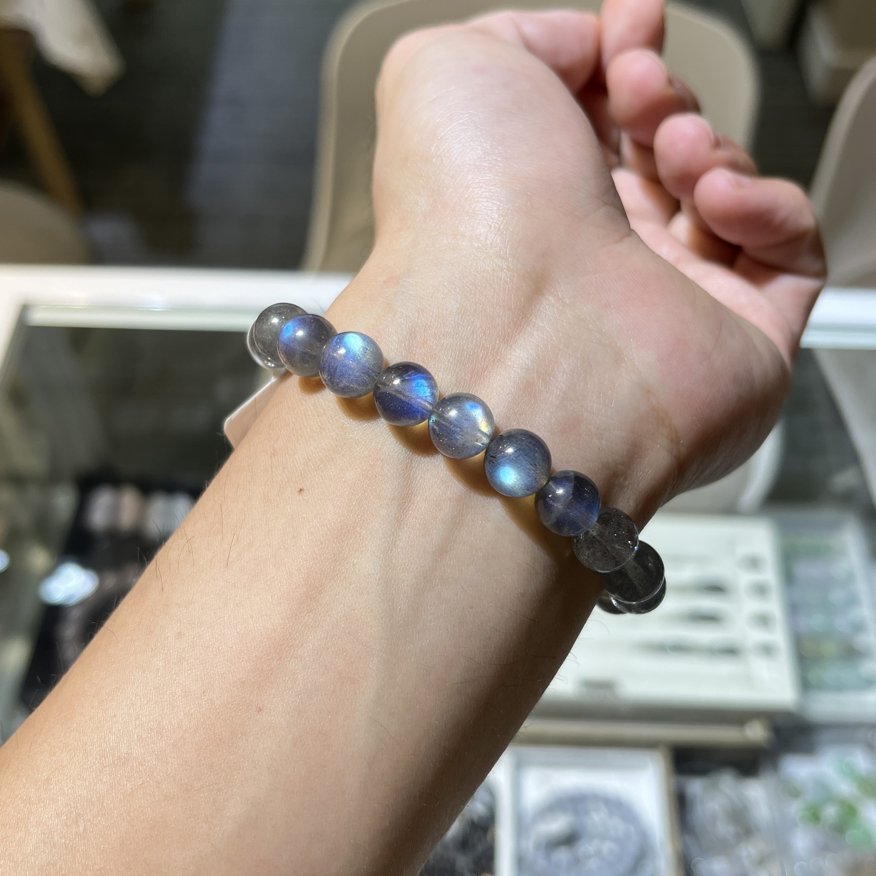 星空拉長石手串 23629 9mm