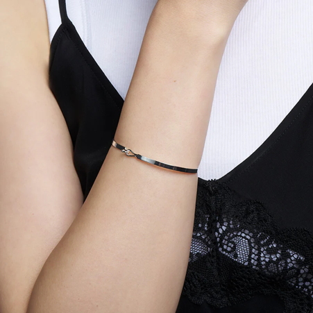 1BU0407-120 [BANGLEUP] Lily Bracelet Rhodium Silver #BUP22-LIL-BFA01 (EU)