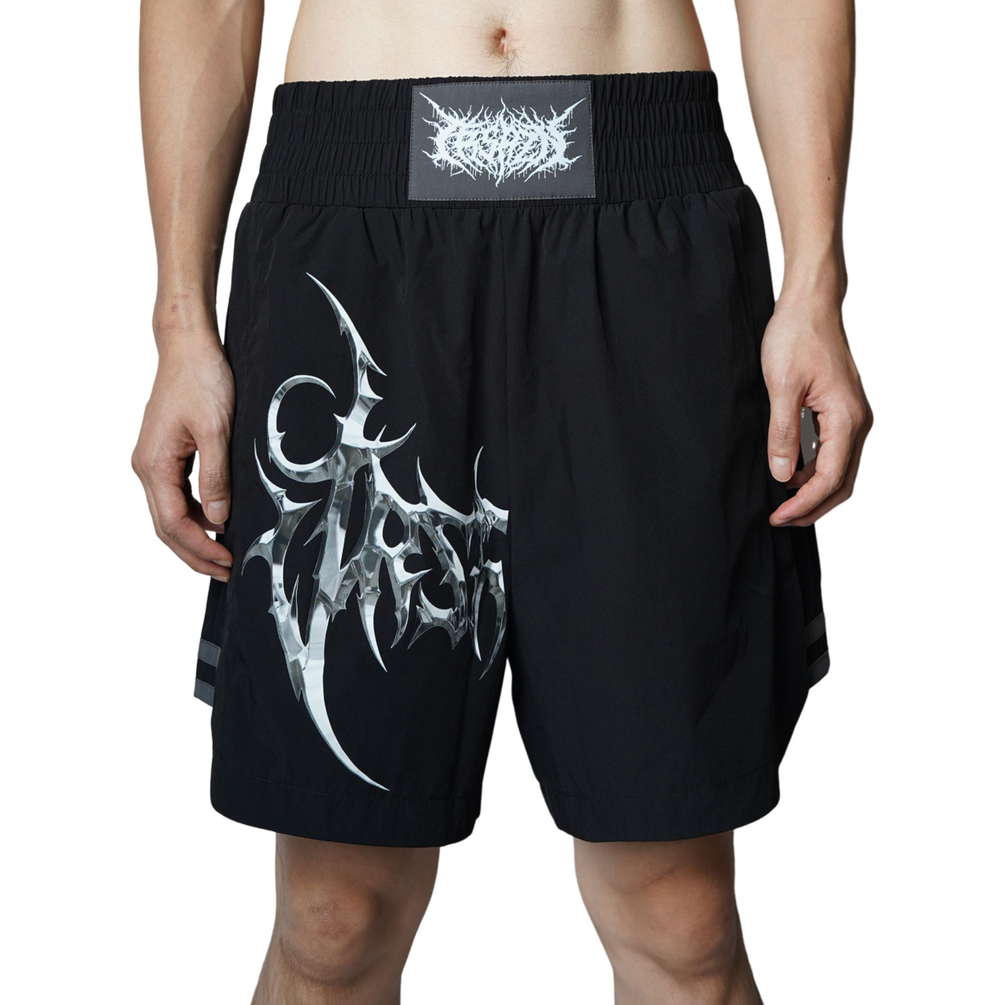 Metachrome Logo Boxing Trunks