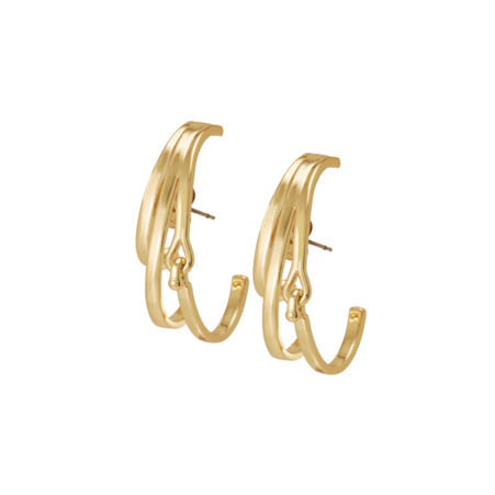 1BU0407-035 [BANGLEUP] Lily Earrings Light Gold #BUP21-LIL-OPU00 (EU)