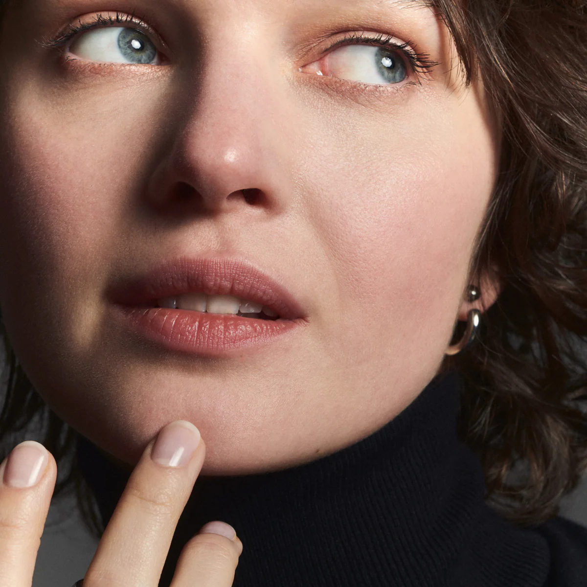 1BU1003-047 BANGLEUP Mini AN-O Hoop Earrings - Silver #BUP20-ANO-OCRS01 (A-EU-E)