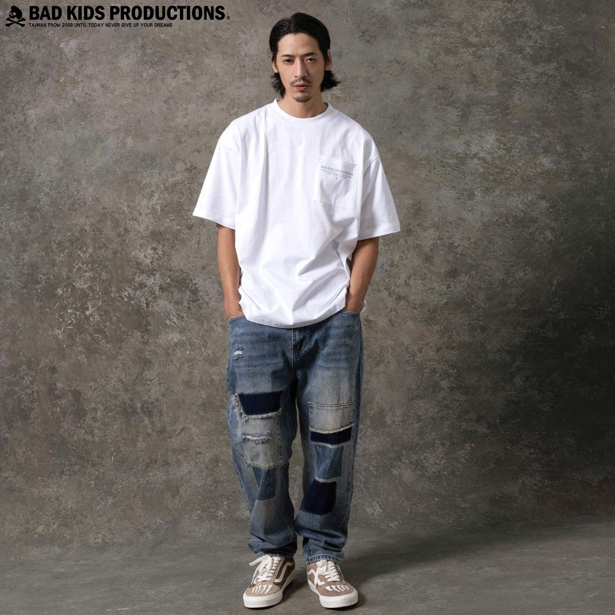 BAD KIDS 惡童 25S/S Patchwork Jeans (拼布牛仔褲)