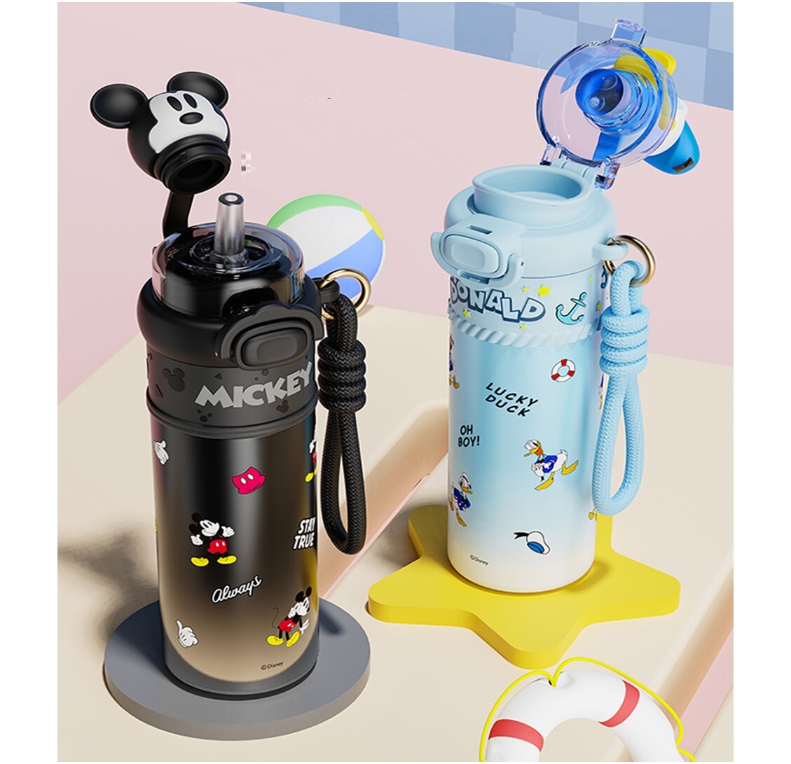 迪士尼米奇|3D兩段開合式吸管保溫杯