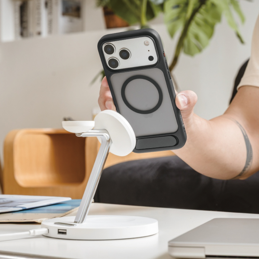 魚骨牌｜EasyStand M 磁吸支架防摔手機殼（支援MagSafe）