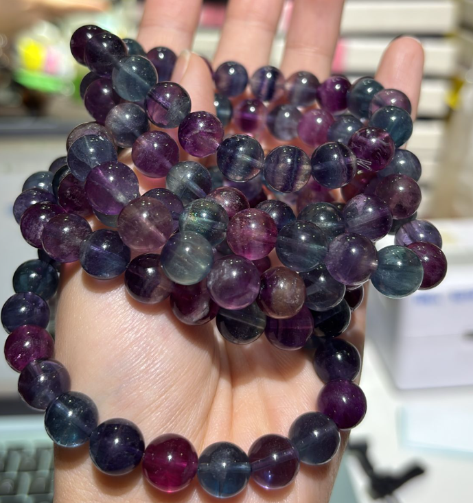 251001 - G5 10mm+獨角獸夢幻螢石手串