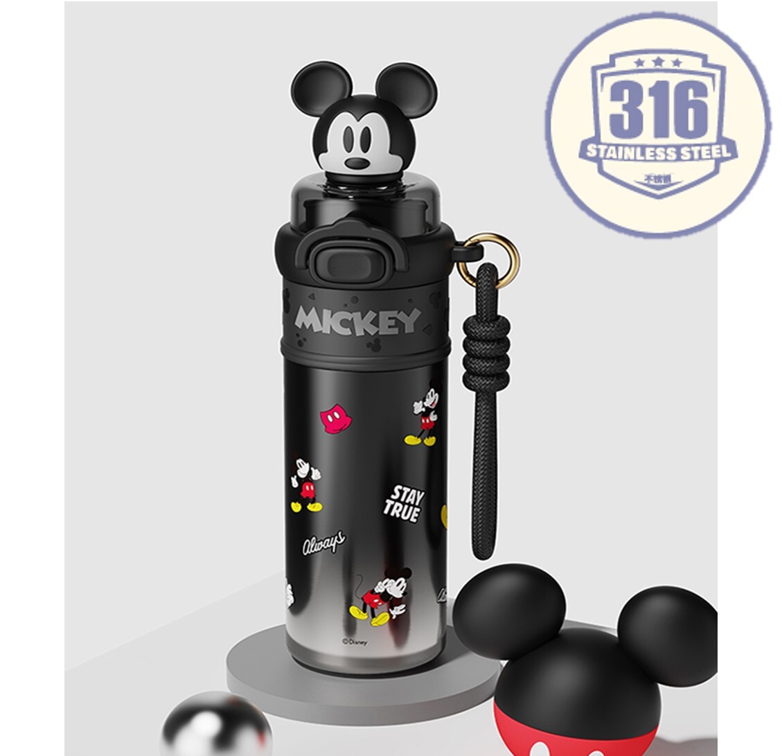 迪士尼米奇|3D兩段開合式吸管保溫杯