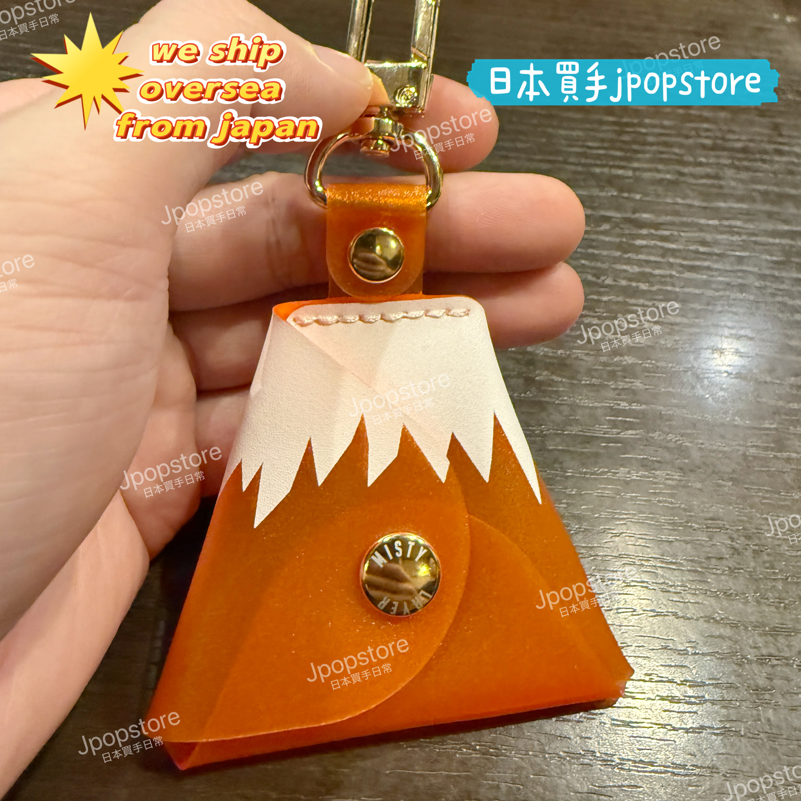 BEAMS JAPAN 富士山造型環保皮革零錢包