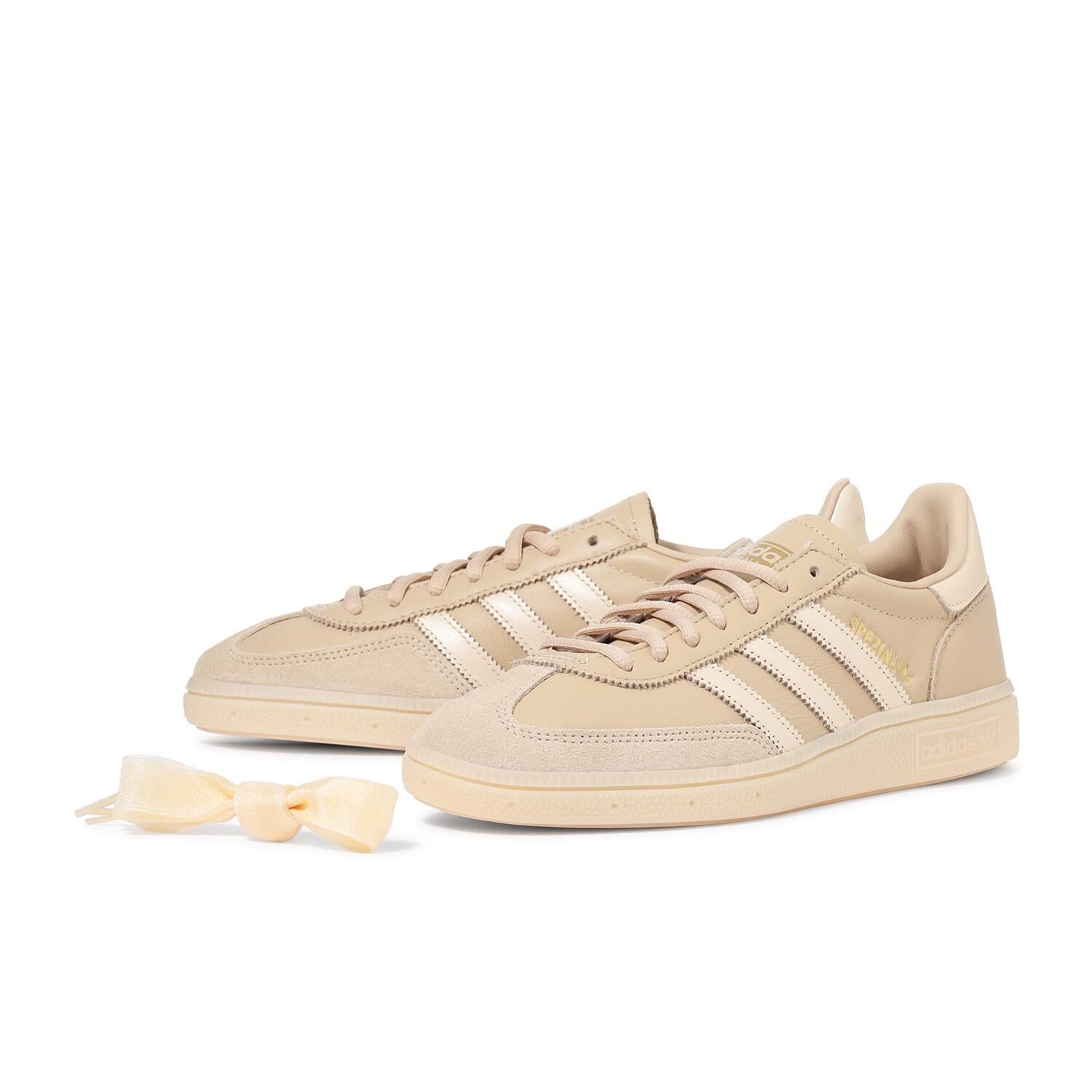 Adidas Originals Handball Spezial 日本新款 淡奶茶 奶茶色 混紗鞋帶 復古鞋 KJ1166