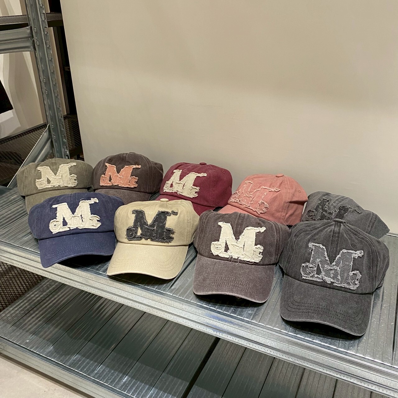 韓國 MUCENT 經典 水洗 刺繡 棒球帽