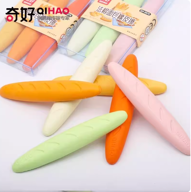 法棍面包橡皮擦（颜色随机）