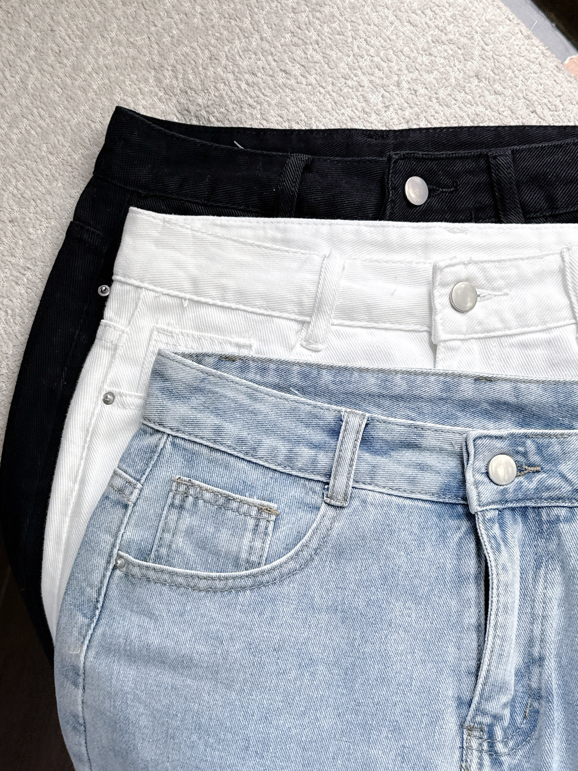 前開衩顯瘦牛仔長裙 3色