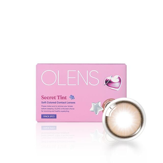 OLENS Secret Tint 1 Month brown｜月拋彩妝隱形眼鏡｜每盒2片