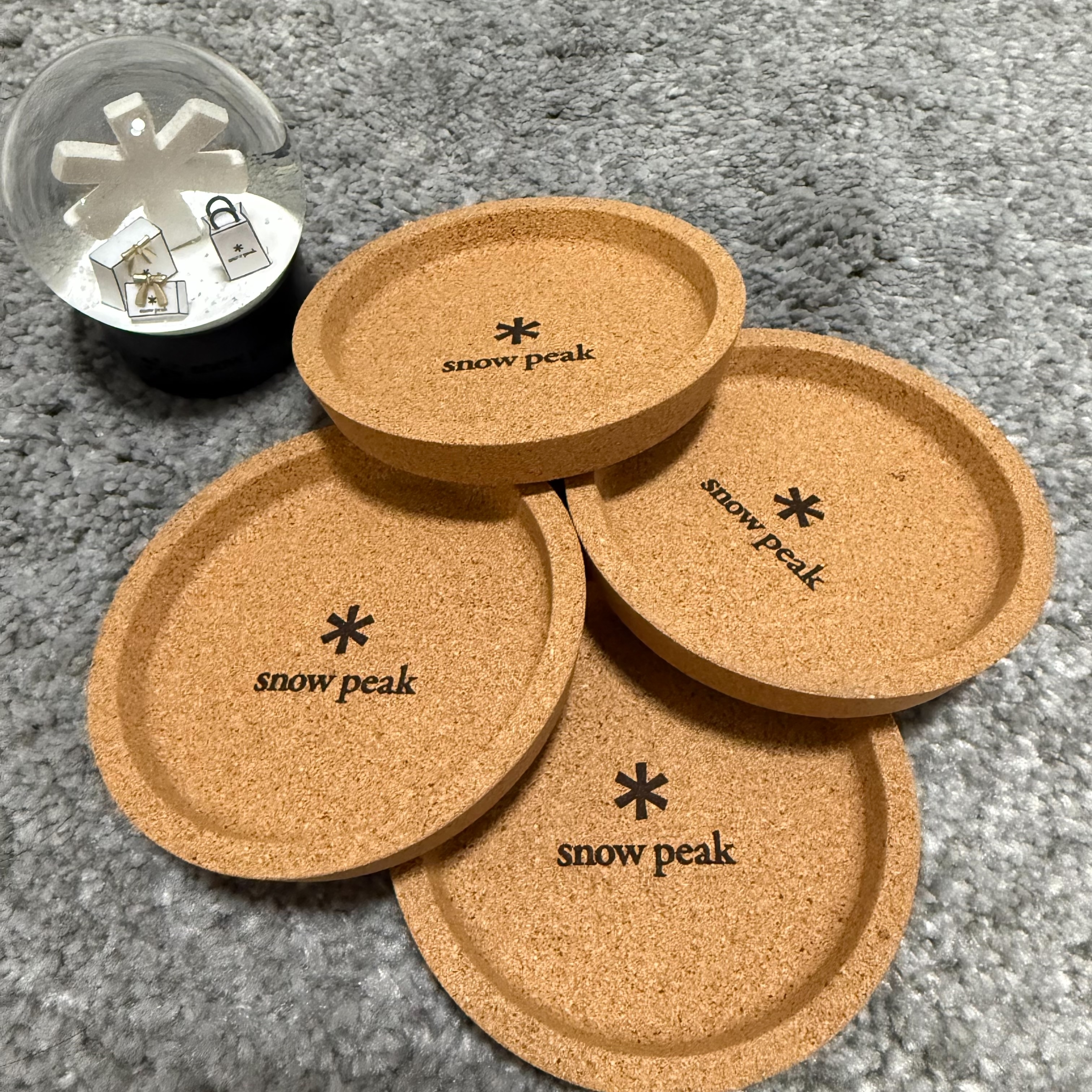 【現貨】Snow Peak 軟木塞 杯墊 杯墊組 (4入含收納架)