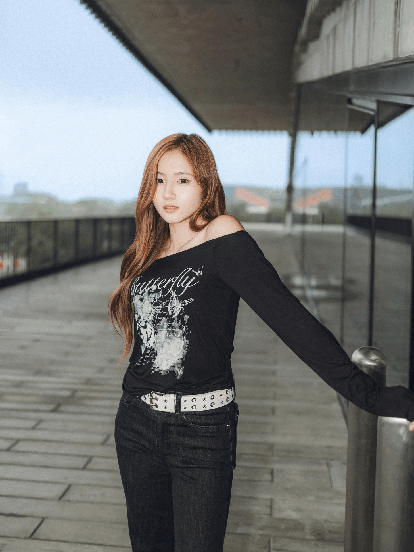 Butterfly One Shoulder Top