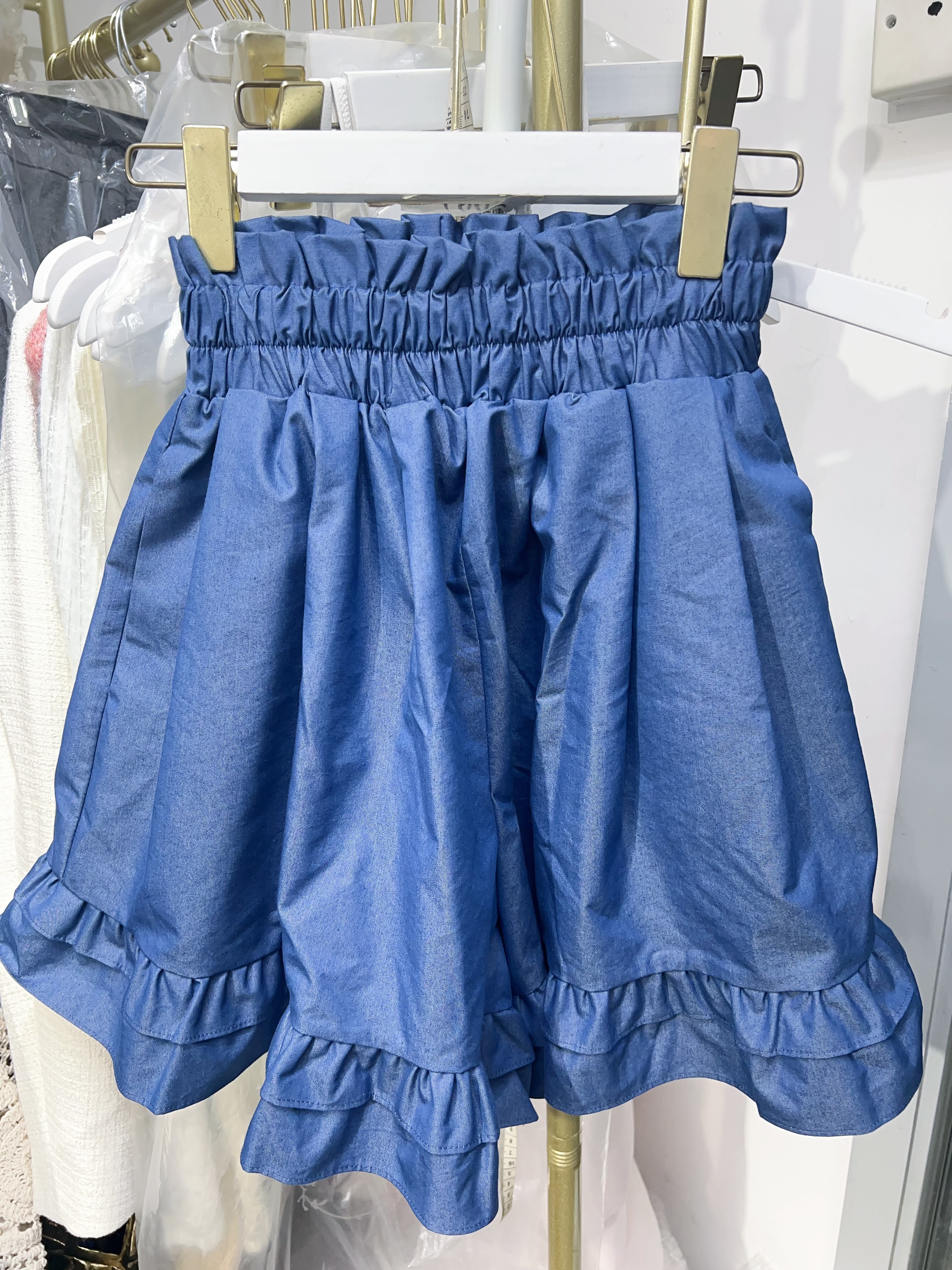 (深藍)AF02 橡根褲 腰24-36 長18 hip 52(一口價) $439 [DB]