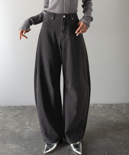 日本🇯🇵連線 JAVA 超完美曲線寬版牛仔褲 腰部後鬆緊 寬褲 牛仔褲 繭型褲 闊腿褲 落地褲 3色(任買兩件711免運)/預購