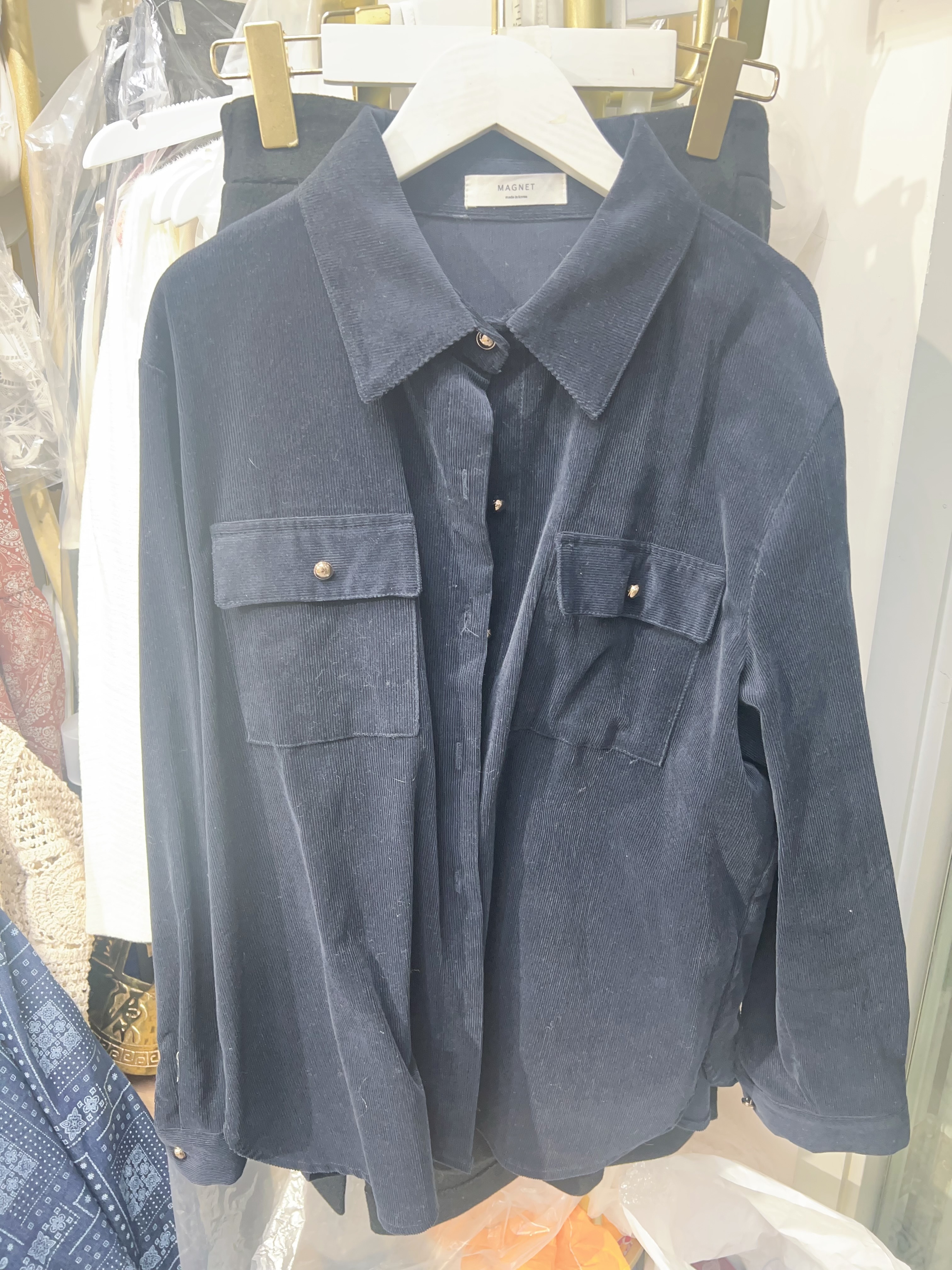 (現貨) MT08 燈芯絨 胸46 長26 $469 (一口價)