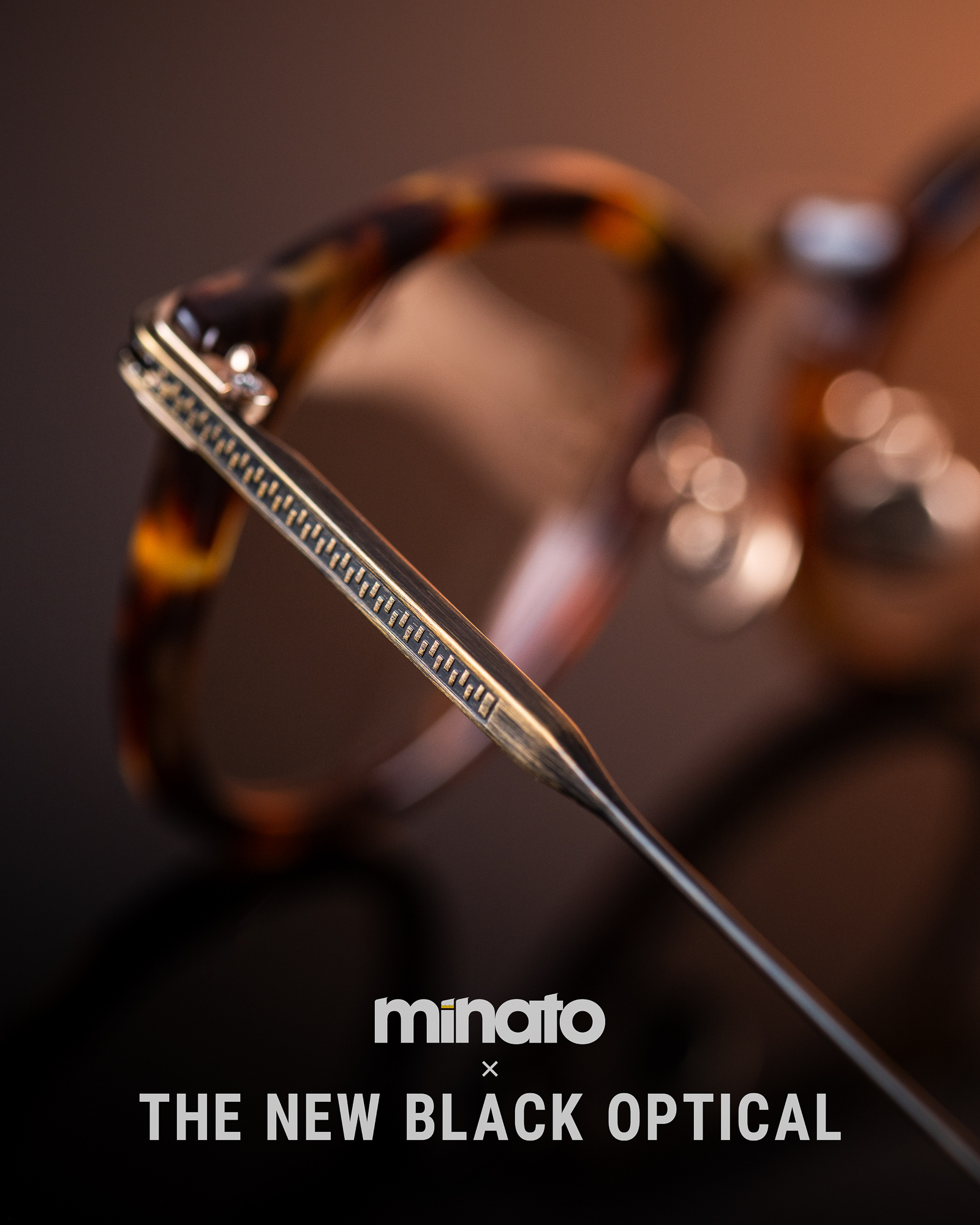 【 Minato X The New Black Optical 】 Filton X Minato X The New Black Optical 「A1 」 Classic Demi 原祖玳瑁色