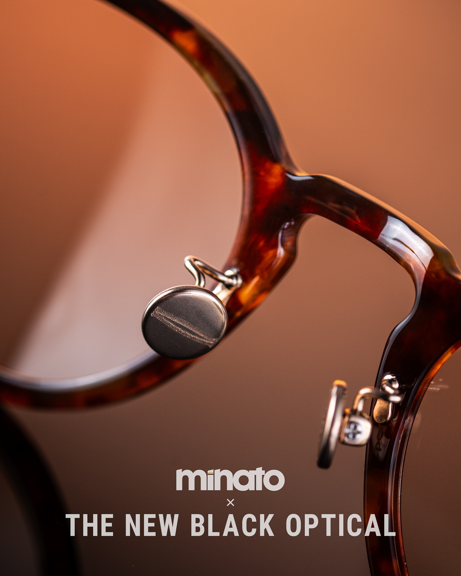 【 Minato X The New Black Optical 】 Filton X Minato X The New Black Optical 「A1 」 Classic Demi 原祖玳瑁色