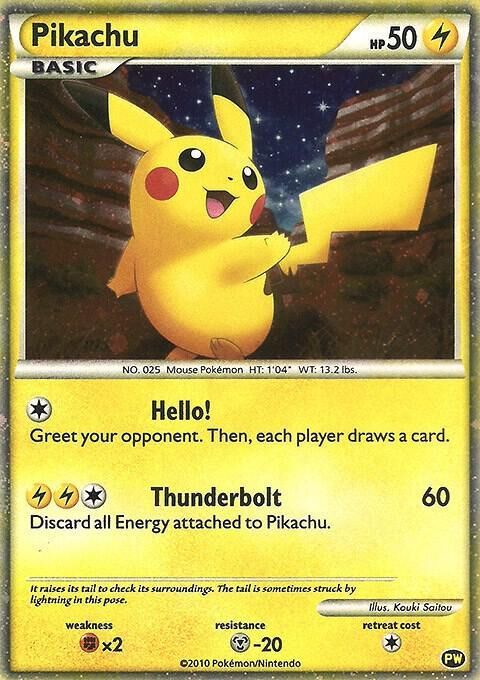 POKEMON ENGLISH PW PIKACHU WORLD
