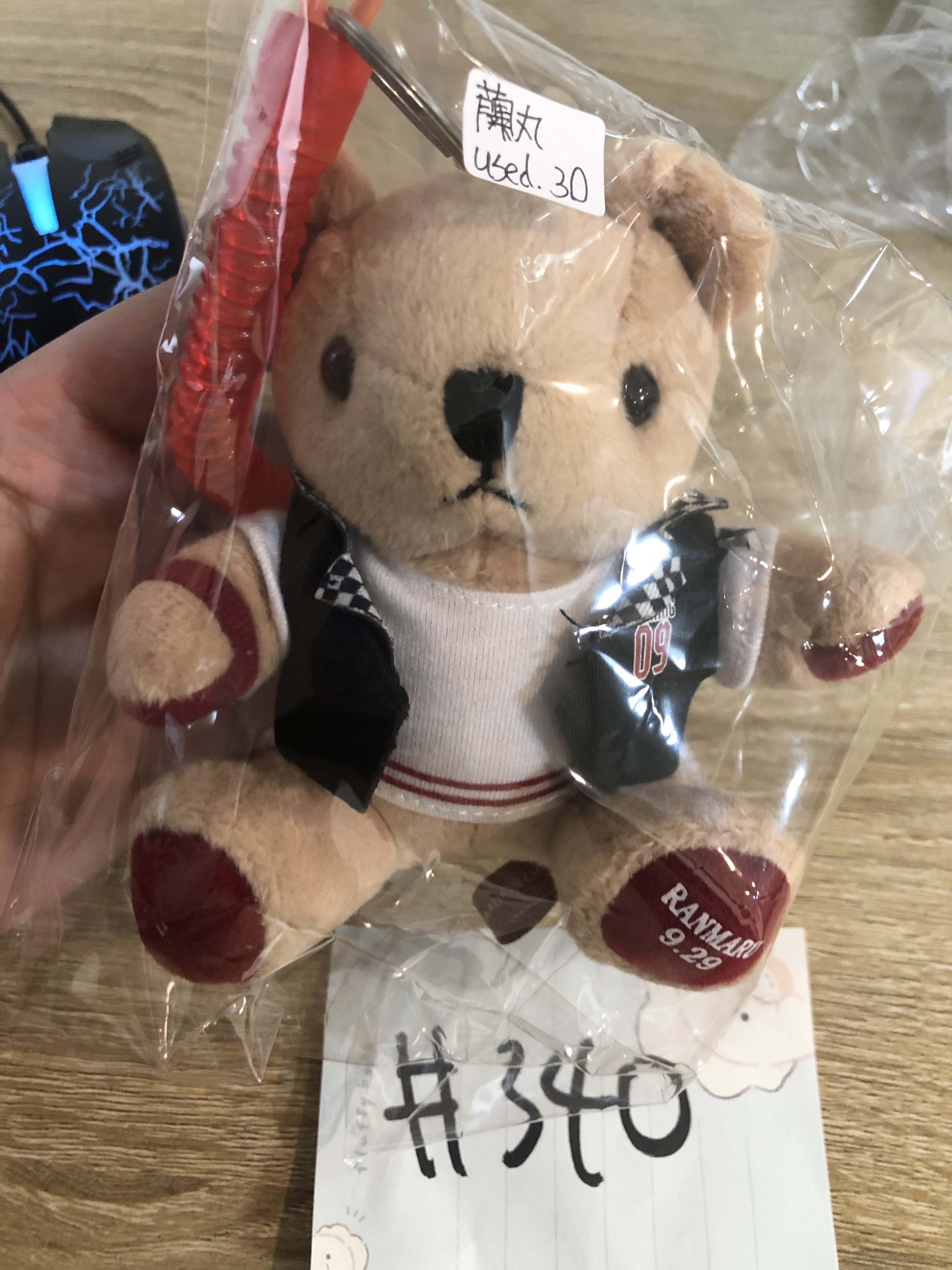 歌之王子殿下 蘭丸 公仔 USED#340