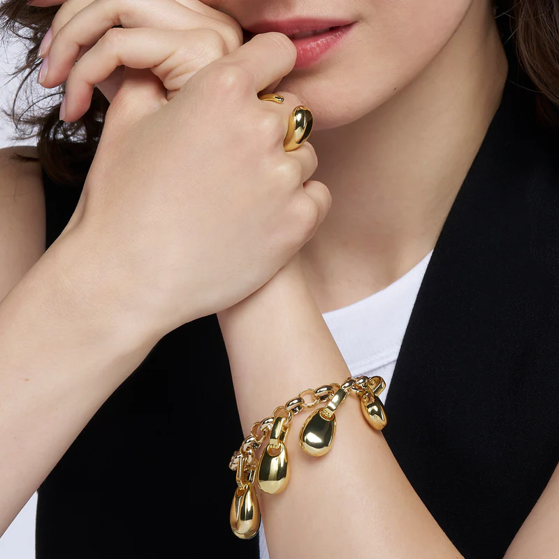 1BU0407-024 [BANGLEUP] Drop Ring - Light Gold #BUP22-DRO-BAG00 (EU)