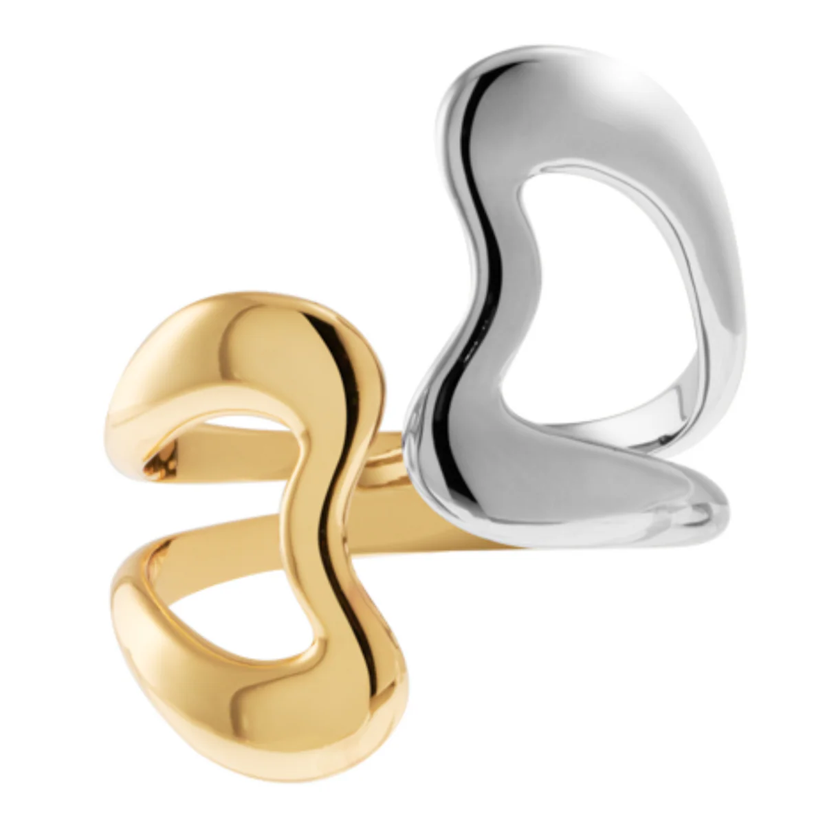 1BU0407-197 [BANGLEUP] B.Line Cuff - Light Gold and Silver #BUP21-BLN-MAI02 (EU)