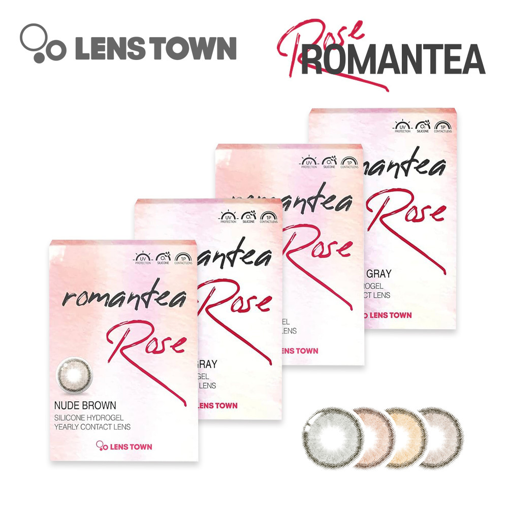 Lenstown Romantea Rose 6 Months 美瞳 彩色 半年拋 隱形眼鏡 1片