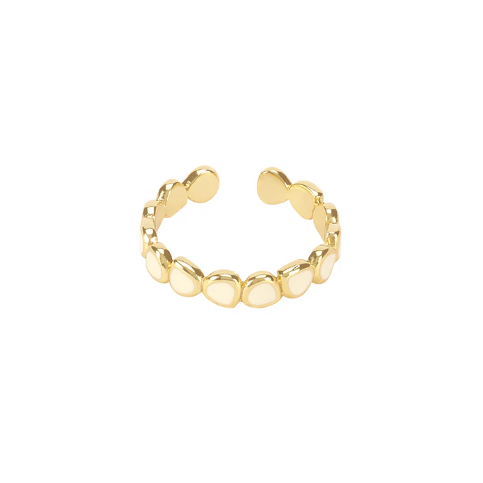 1BU0407-011 [BANGLEUP] Lumi Ring - Sand White #BUP18-LUM2-BAG03 (EU)