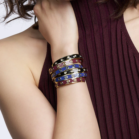 1BU0407-095 [BANGLEUP] GEM Bangles Navy Blue #BUP22-GES-BAO40 (EU)