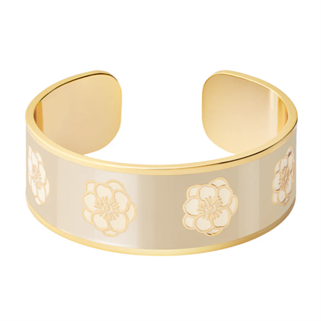 1BU1003-115 [BANGLEUP] Peony Bangle Mastic Beige #BUP22-PEO-BSO06 (A-K11-E)