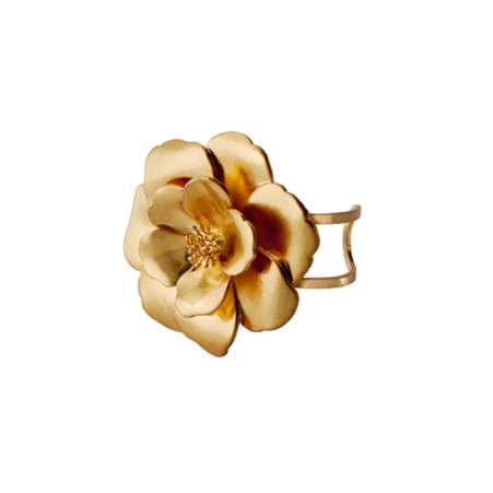 1BU0407-190 [BANGLEUP] Peony Cuff Light Gold #BUP20-P3D-MAI00 (EU)