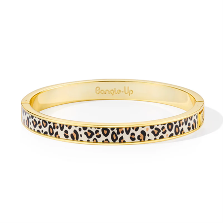 1BU0407-149 [BANGLEUP] Tina Leopard Bracelet  Sand White #BUP16-TIN-B0703/BUP22-TIN-B0703 (EU)