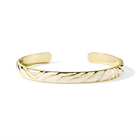1BU0407-097 [BANGLEUP]  Zebra Classic Bangle Sand White #BUP19-ZEB-BAO03 (EU)