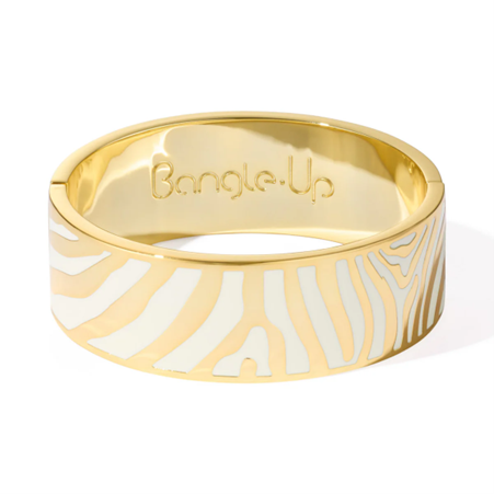 1BU0407-171 [BANGLEUP] Zebra Bracelet Sand White #BUP19-ZEB-BFA03 (EU)