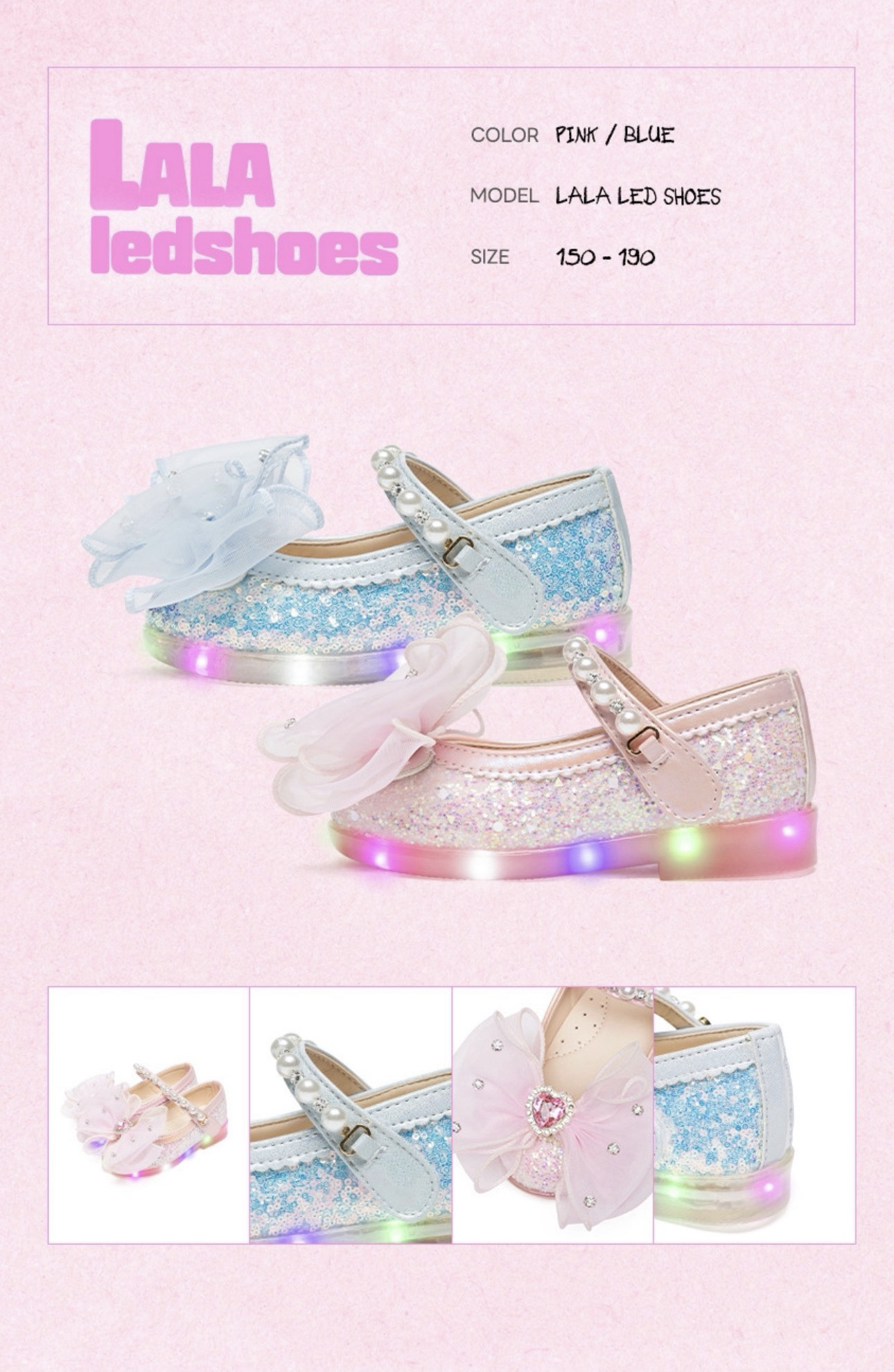 La Stella Lala LED Princess Shoes