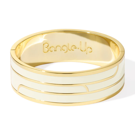 1BU0407-160 [BANGLEUP] Gaya Bracelet Sand White #BUP10-GAY-BFA03 (EU)