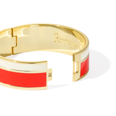 1BU0407-167 [BANGLEUP] Vaporetto Bracelet Orange Tangerine/Sand White #BUP07-VAP-BFA8003/BUP09-VAP-BFA80 (EU)