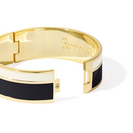 1BU0407-163 [BANGLEUP] Vaporetto Bracelet Black / White Sand #BUP20-VAP-BFA04 (EU)