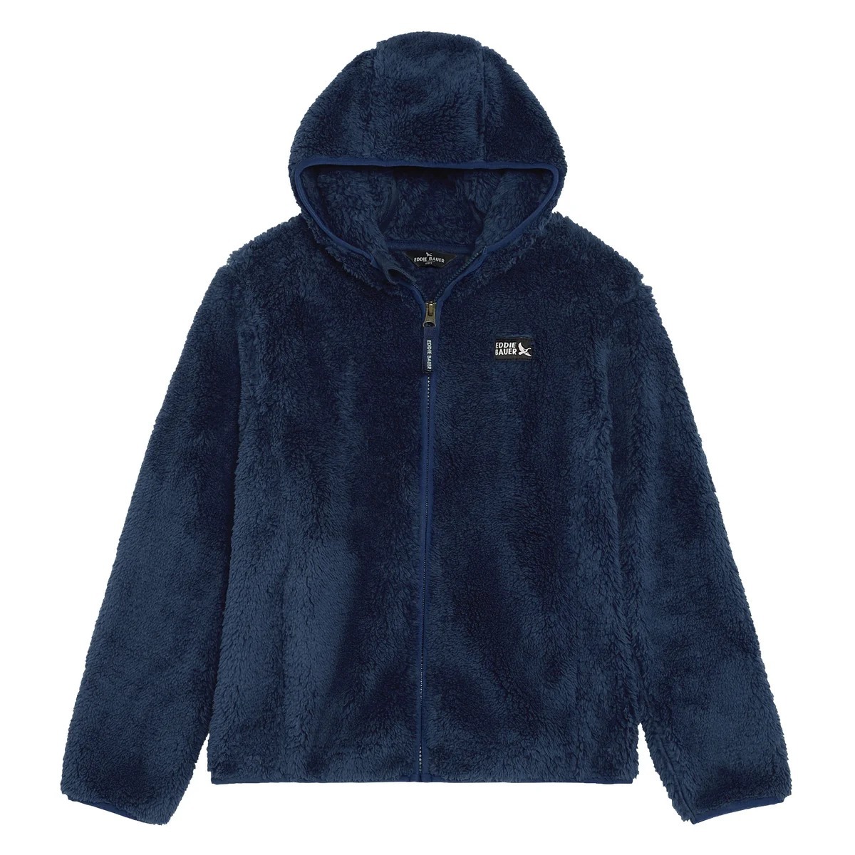 【現貨】Eddie Bauer H100114 男童毛絨拉鏈外套