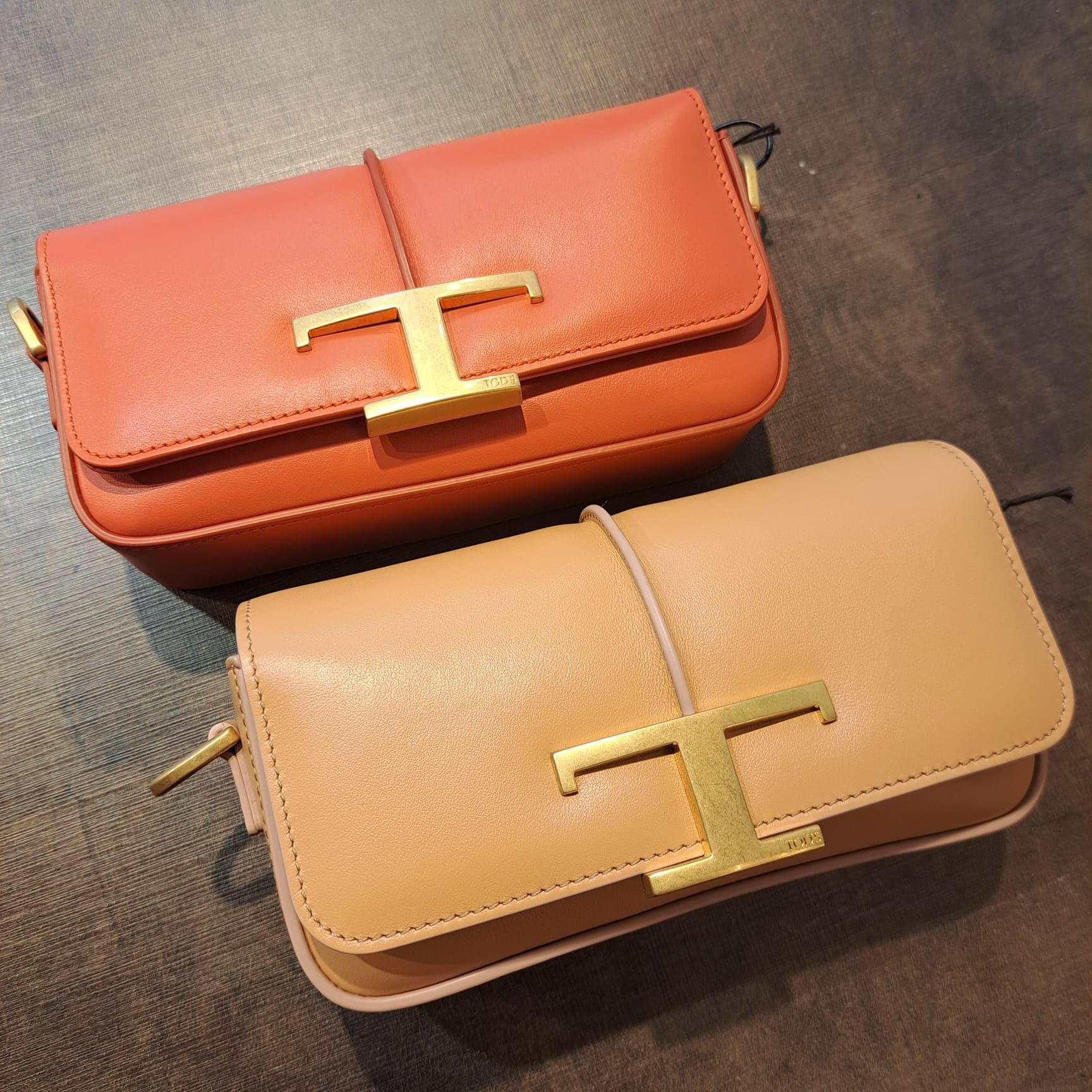 Tods XBWTSAR T logo woc Mini Chain bag 2 colors