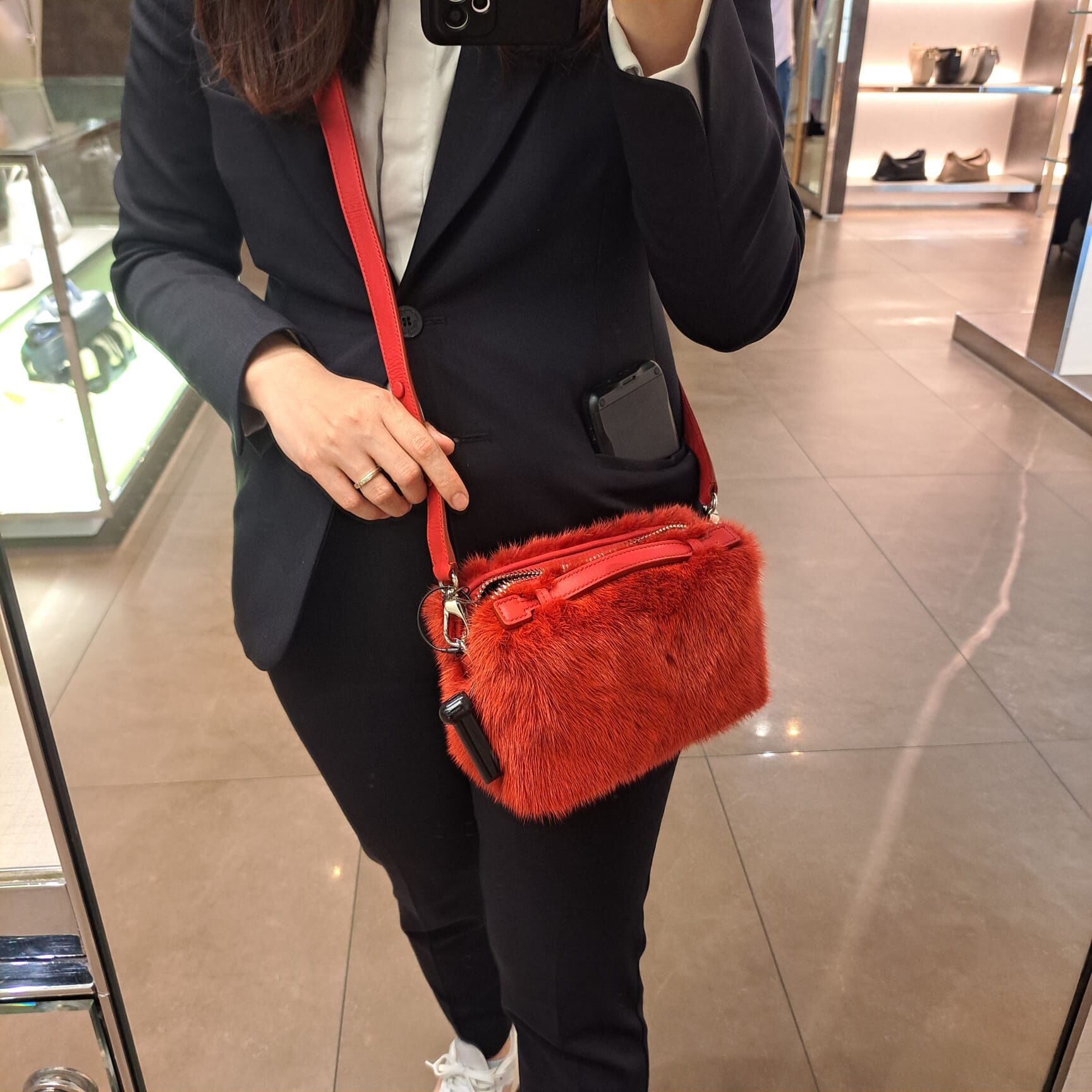Tods XBWDONHP Fury camera crossbody bag Red
