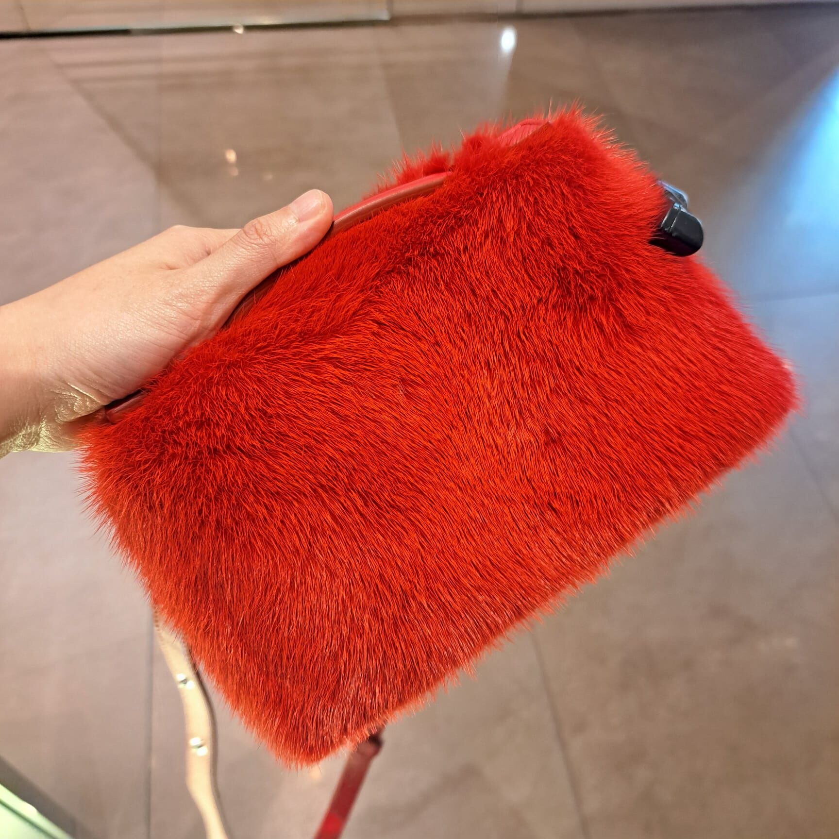 Tods XBWDONHP Fury camera crossbody bag Red