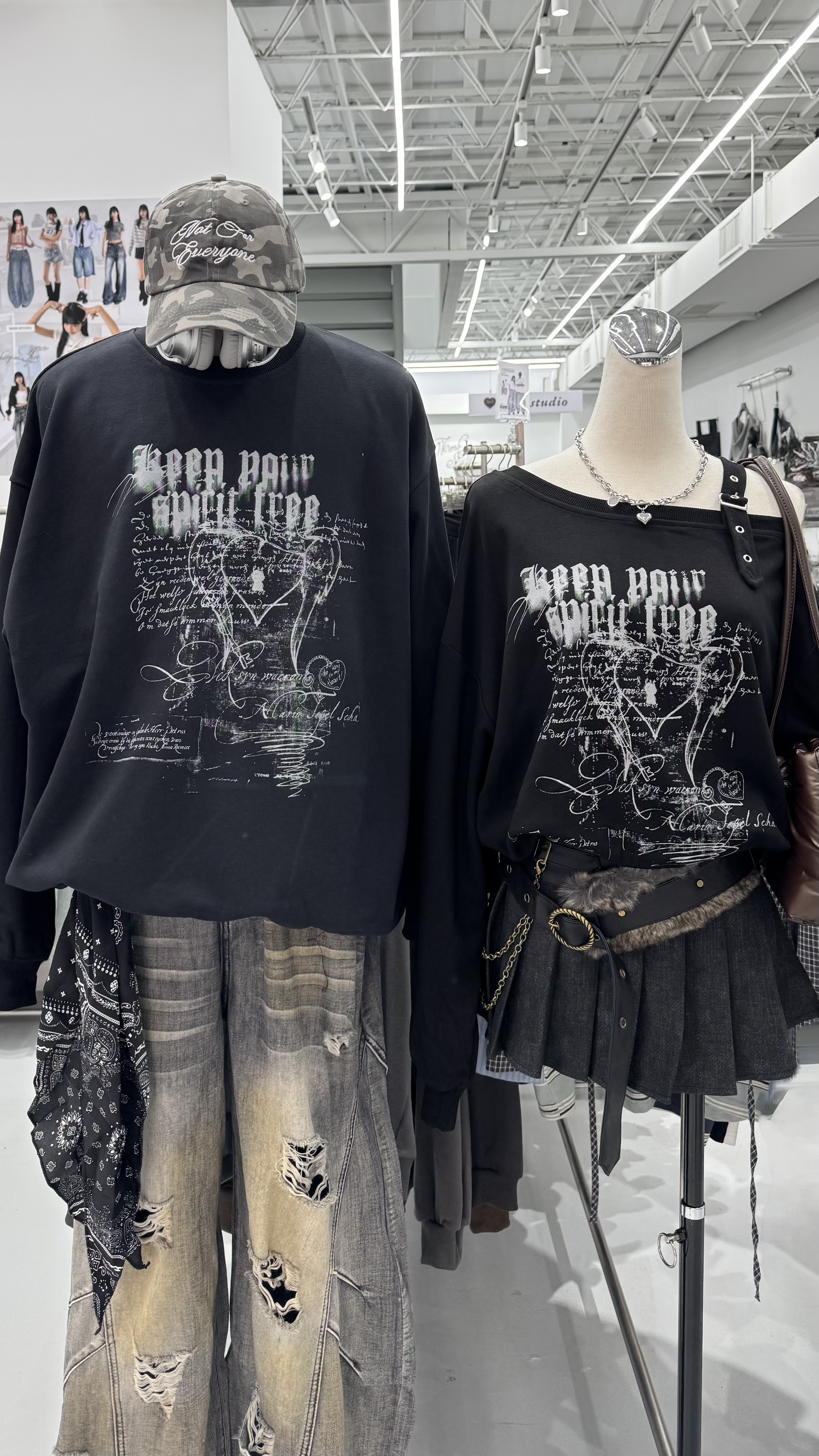 mmb歌德風神秘手稿情侶款上衣