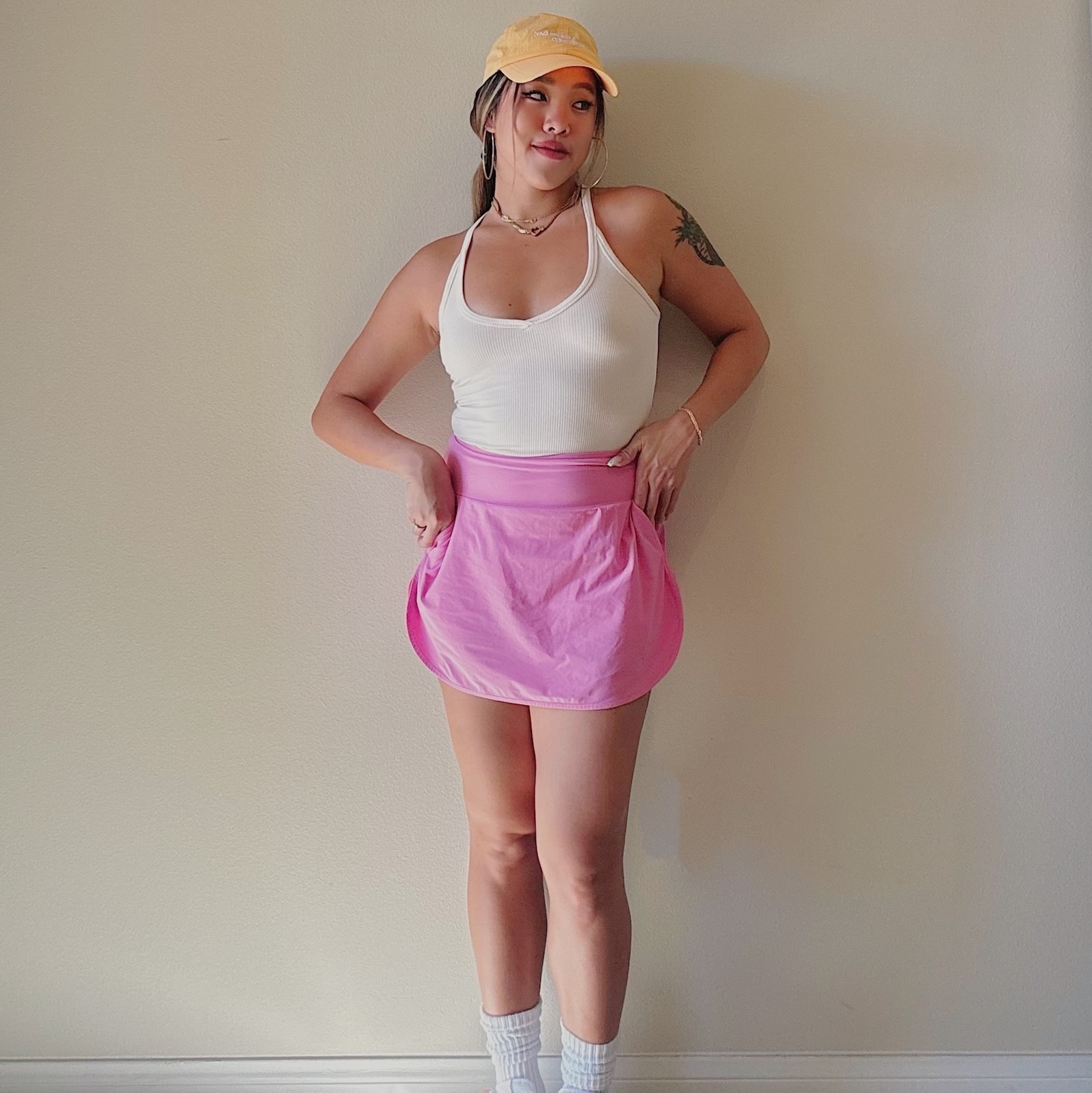 Barbie Girl💞高腰彈力運動褲裙