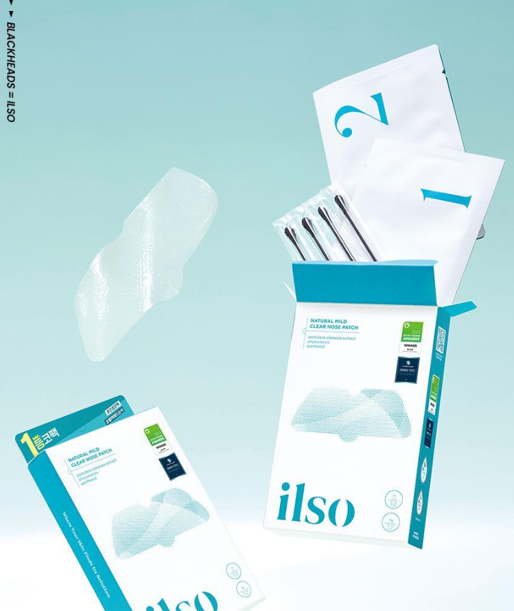 【現貨】ilso 去黑頭鼻貼 鼻貼 去黑頭 5入裝 Olive young 草莓鼻掰掰